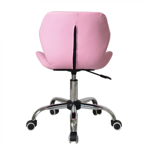 Silla de oficina diseño moderno - silla de dirección - altura ajustable - rosa - VDD World ES