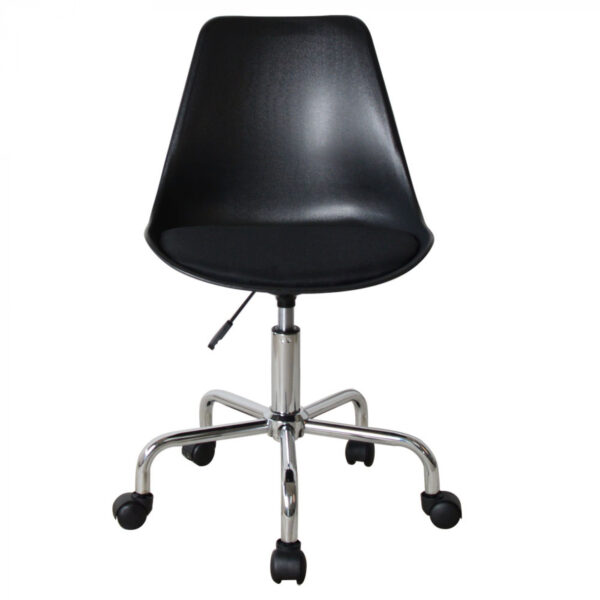 Silla de oficina - altura ajustable - negro - VDD World ES