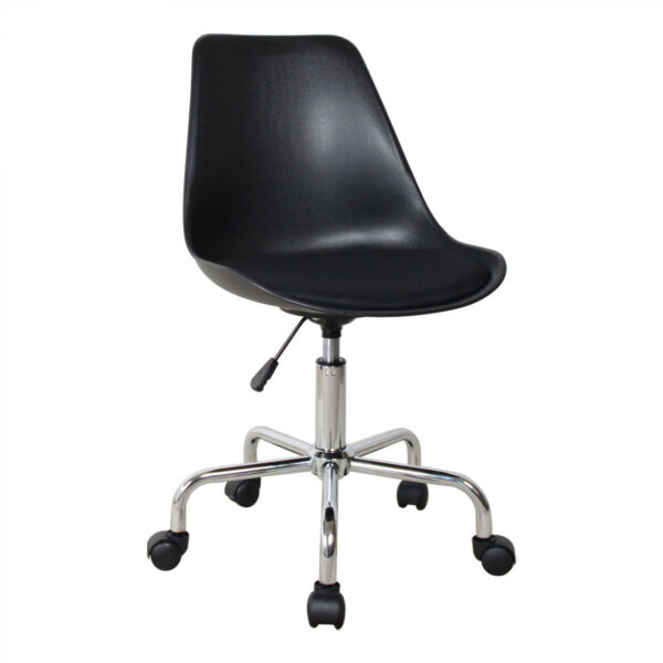 Silla de oficina - altura ajustable - negro - VDD World ES