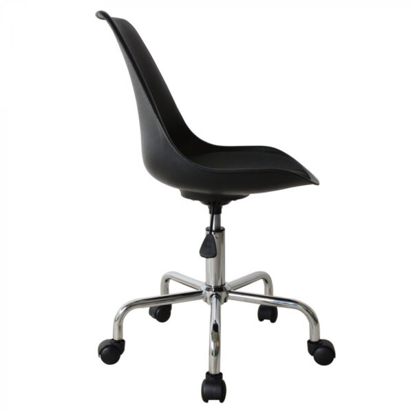 Silla de oficina - altura ajustable - negro - VDD World ES