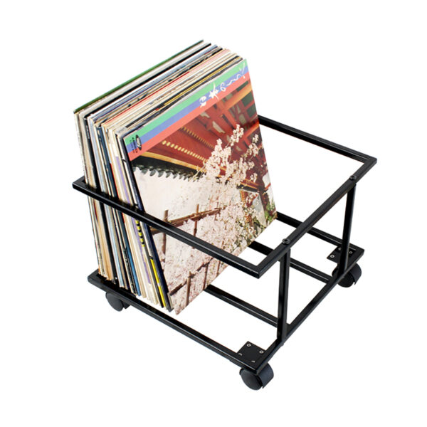 Caja con ruedas para almacenar discos de vinilo LP. - VDD World ES