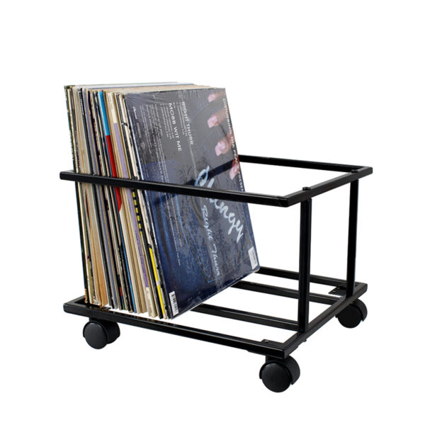 Caja con ruedas para almacenar discos de vinilo LP. - VDD World ES