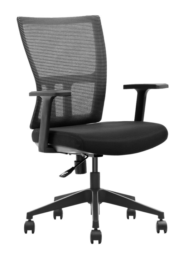 Silla ergonómica Memphis, ajustable, respaldo de malla y asiento de tejido nano. - VDD World ES