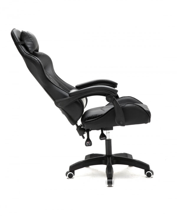 Silla de juego Cyclone para adolescentes - silla de escritorio - silla de juego de carreras - negro - VDD World ES