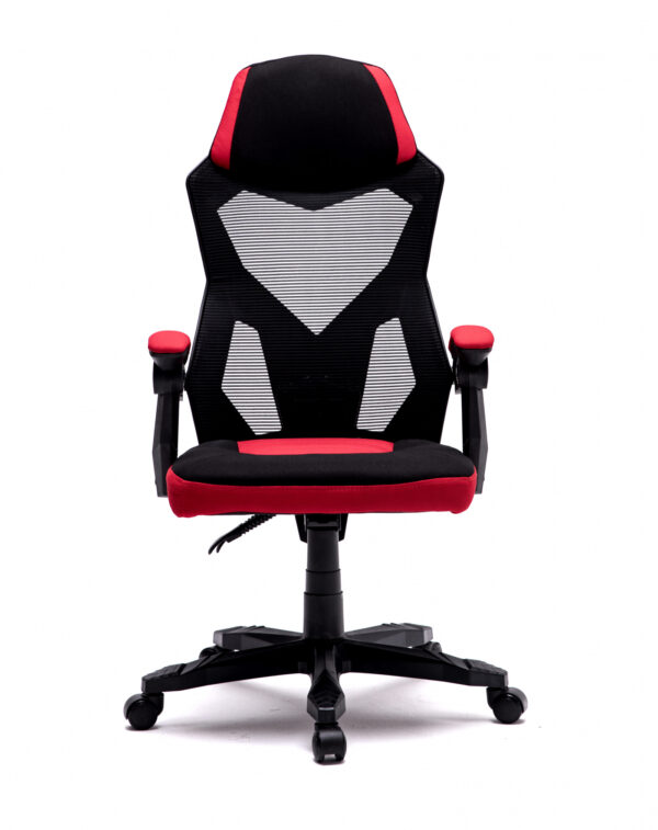 Silla de oficina Fresno - silla de juego - negro rojo - VDD World ES