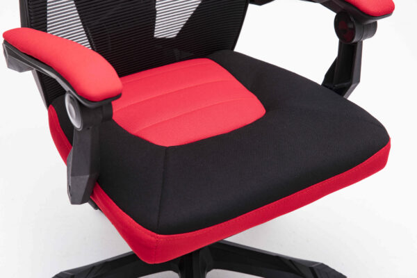 Silla de oficina Fresno - silla de juego - negro rojo - VDD World ES