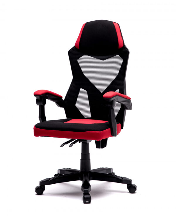 Silla de oficina Fresno - silla de juego - negro rojo - VDD World ES