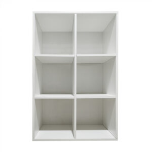 Estantería Vakkie 4 compartimentos abiertos - librería - estantería de pared - blanco - VDD World ES