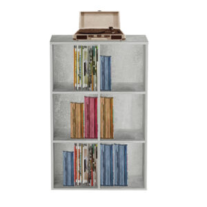 Estantería Vakkie 9 compartimentos - librería - estantería de pared - blanco - VDD World ES