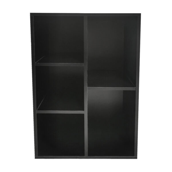 Estantería Vakkie 5 estantería abierta - estantería para vinilos LP - estantería de pared - negro - VDD World ES