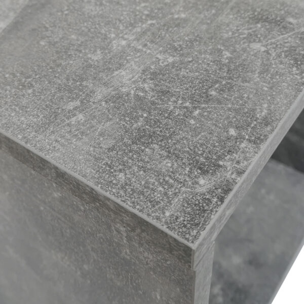 Cubo de almacenamiento LP con aspecto de hormigón gris industrial. - VDD World ES