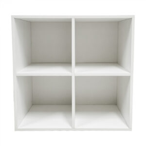 Estantería Vakkie 9 compartimentos - librería - estantería de pared - blanco - VDD World ES