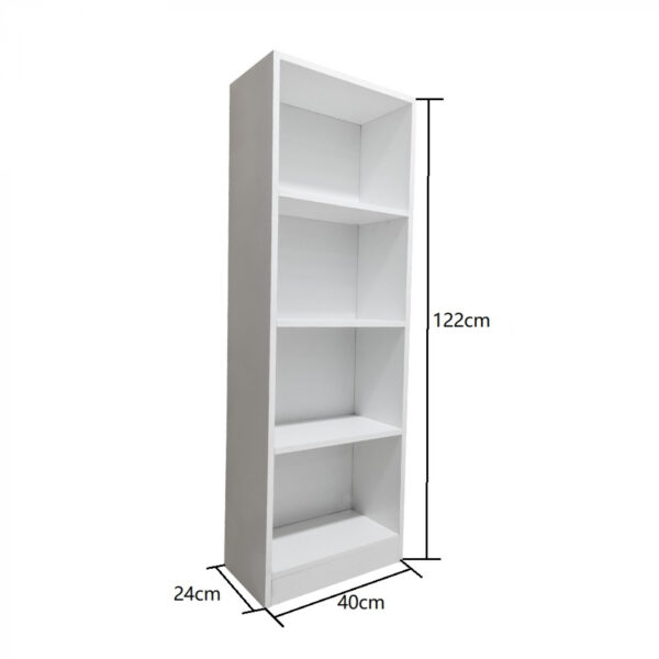 Estantería - estantería abierta - armario de pared - 130 cm de alto - VDD World ES