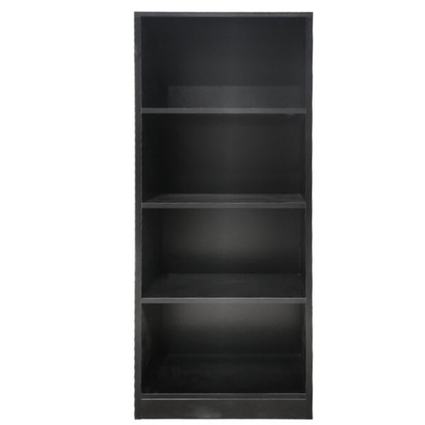 Estantería Vakkie 4 compartimentos abiertos - estantería de pared - negro - 130 cm de alto - VDD World ES