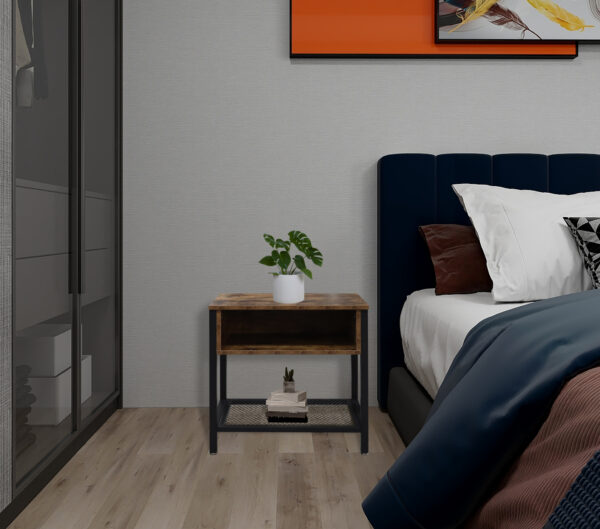 Despierta con Estilo: Mesita de Noche Industrial para tu Dormitorio - VDD World ES