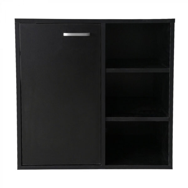 Gabinete de lavabo - mueble de baño - negro - VDD World ES