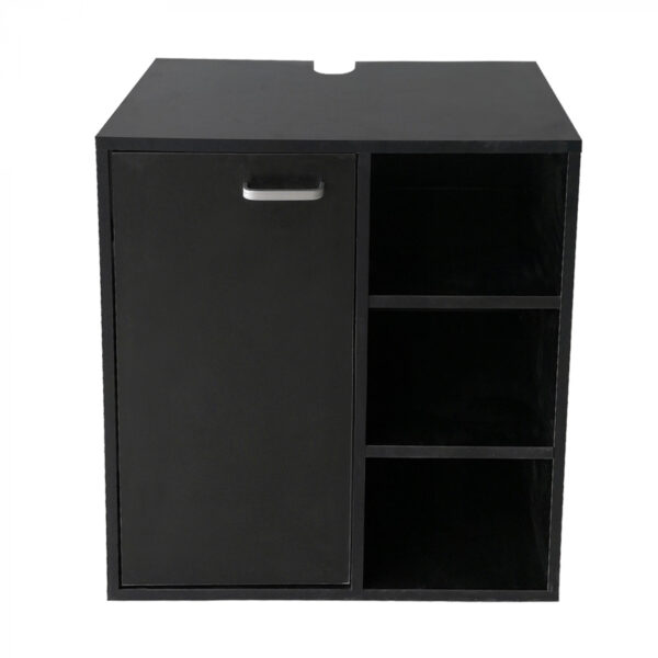 Gabinete de lavabo - mueble de baño - negro - VDD World ES