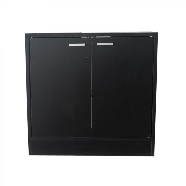 Gabinete de lavabo - mueble de baño - negro - VDD World ES