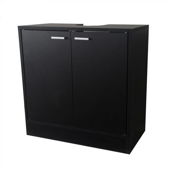 Gabinete de lavabo - mueble de baño - negro - VDD World ES