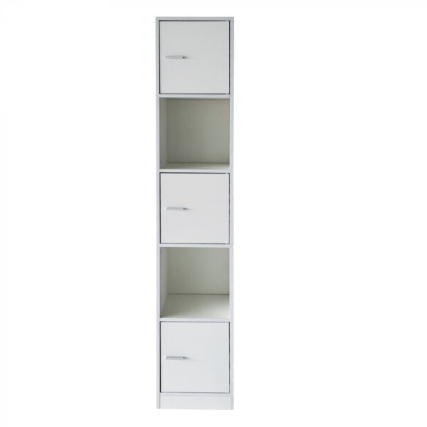 Armario columna baño - armario de almacenamiento baño dormitorio o pasillo - 180 cm de alto - VDD World ES