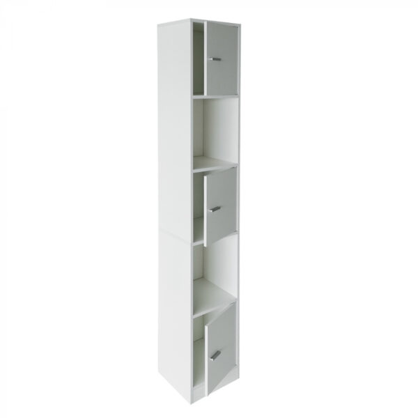 Armario columna baño - armario de almacenamiento baño dormitorio o pasillo - 180 cm de alto - VDD World ES