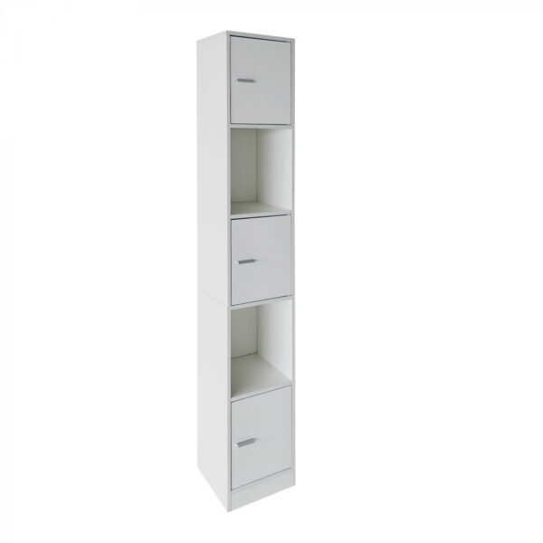 Armario columna baño - armario de almacenamiento baño dormitorio o pasillo - 180 cm de alto - VDD World ES