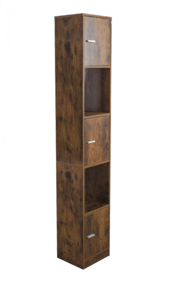 Armario columna baño - armario de almacenamiento baño dormitorio o pasillo - 180 cm de alto - VDD World ES