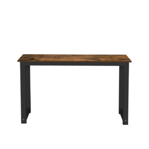 Escritorio - mesa de computadora - mesa de cocina - metal madera - 120 cm x 60 cm - negro