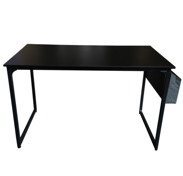 Mesa de escritorio Stoer, portátil, industrial vintage, 120 cm, negro. - VDD World ES