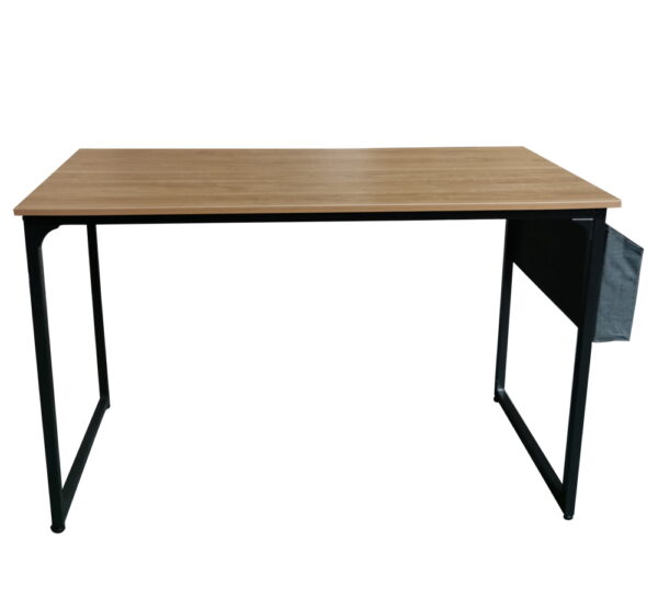 Bureau Stoer - mesa de computadora - mesa para portátil - 120 cm de ancho - marrón claro - VDD World ES