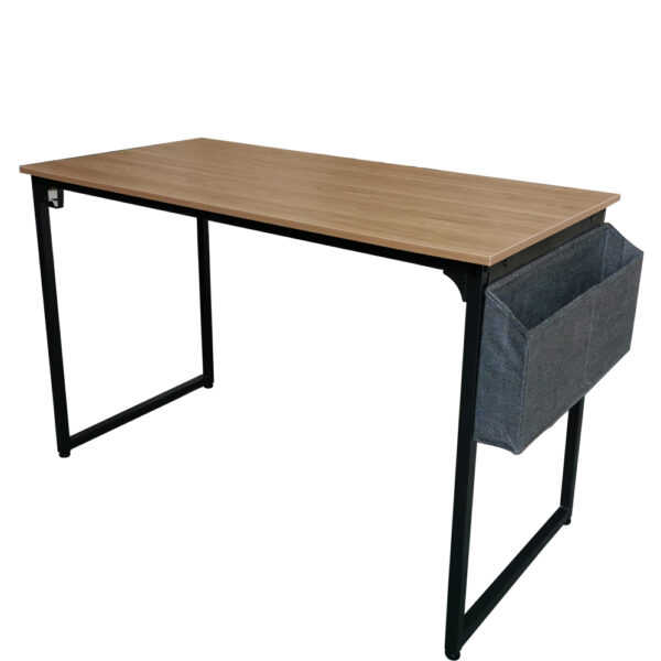 Bureau Stoer - mesa de computadora - mesa para portátil - 120 cm de ancho - marrón claro - VDD World ES