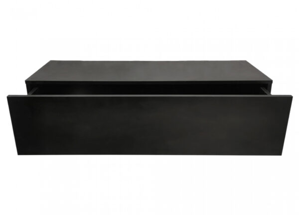 Aparador flotante - mueble colgante - 100 cm de ancho - negro - VDD World ES