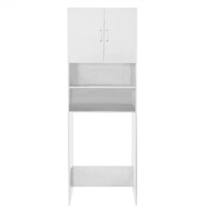 Armario para lavadora secadora - mueble de conversión lavadora secadora - 190 cm de alto - blanco