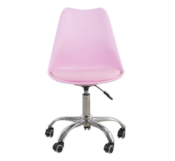 Silla de oficina rosa - altura ajustable - VDD World ES