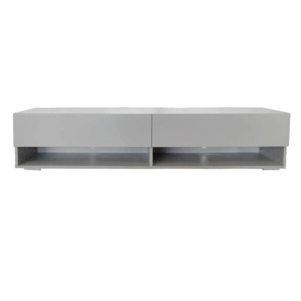 Mueble de TV aparador de TV Wander colgante 140 cm de ancho gris - VDD World ES