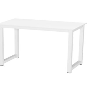 Mesa de escritorio - mesa de cocina - 110 cm de ancho - blanco