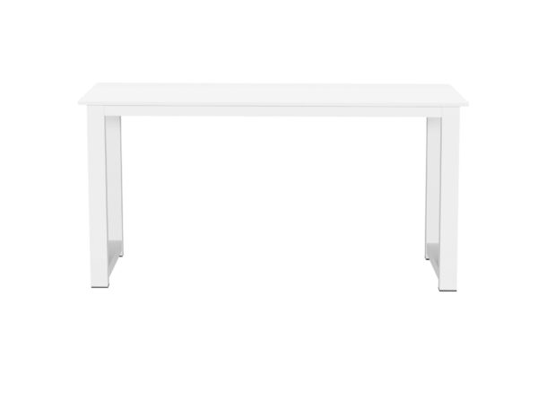 Mesa de escritorio - mesa de cocina - 110 cm de ancho - blanco - VDD World ES