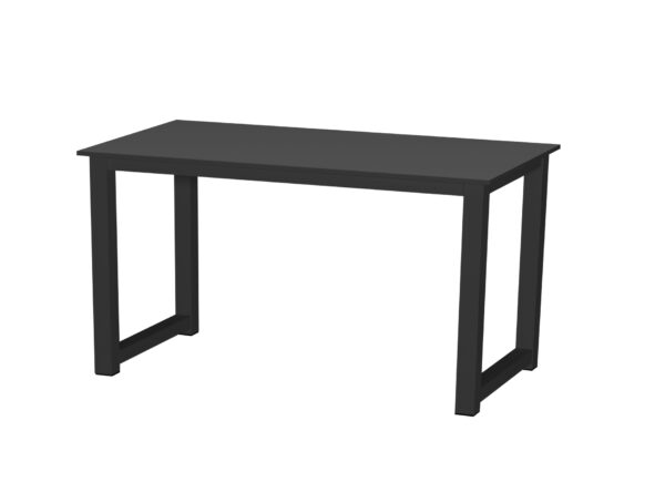 Mesa de escritorio - mesa de cocina - 110 cm de ancho - negro - VDD World ES