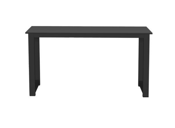 Mesa de escritorio - mesa de cocina - 110 cm de ancho - negro - VDD World ES