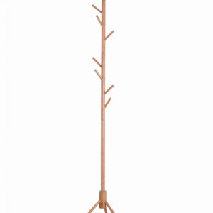 Perchero de pie - perchero árbol 8 ganchos madera - 178 cm de alto - marrón claro