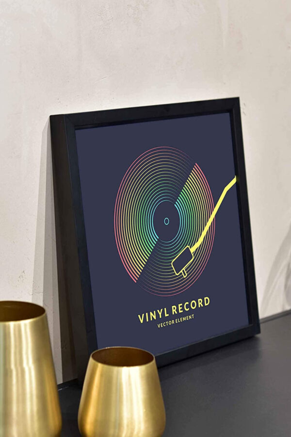 Lista de intercambio de discos de vinilo LP - marco para enmarcar discos de vinilo LP - madera - VDD World ES