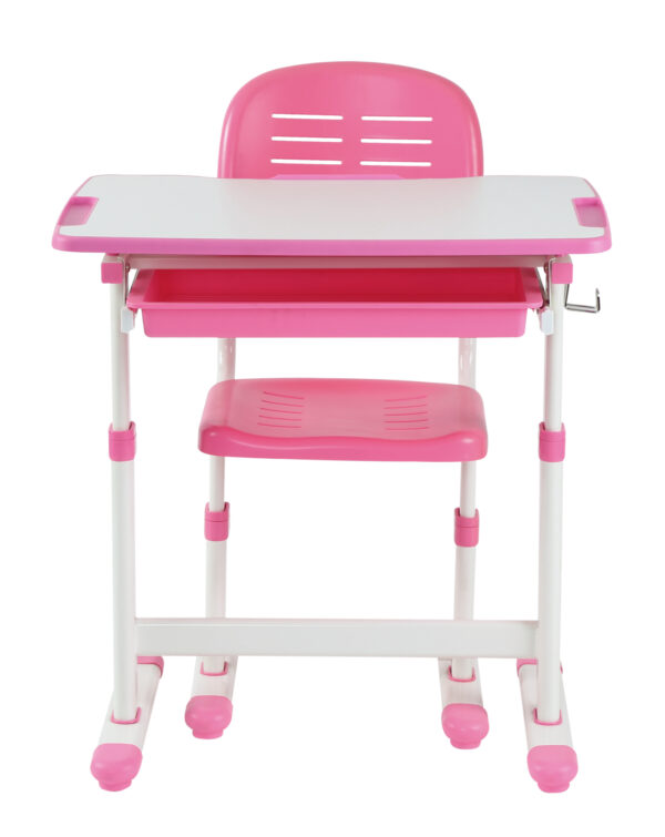 Mesa de dibujo para niños con silla de escritorio-mesa escolar-ergonómicamente ajustable en altura - VDD World ES