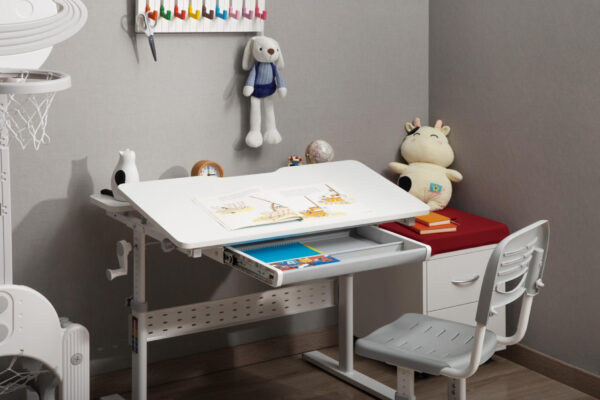 Escritorio infantil mesa de dibujo - ergonómico ajustable en altura - mesa escolar - VDD World ES