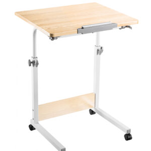 Mesa para portátil con ruedas - escritorio - atril - altura ajustable 68 - 96 cm