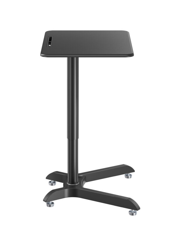 Escritorio ajustable de pie y sentado-mesa para portátil-atril-tablero de trabajo 71 cm x 50 cm - VDD World ES