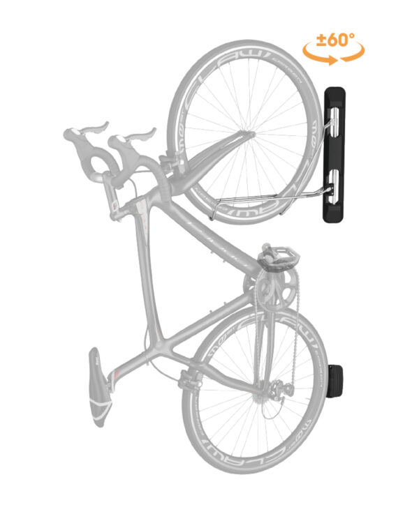 Soporte de pared para bicicleta, ahorra espacio, para neumáticos de hasta 2.1 pulgadas. - VDD World ES