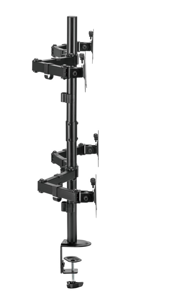 Soporte para 4 monitores, ajustable y rotatorio, para pantallas de hasta 32". - VDD World ES