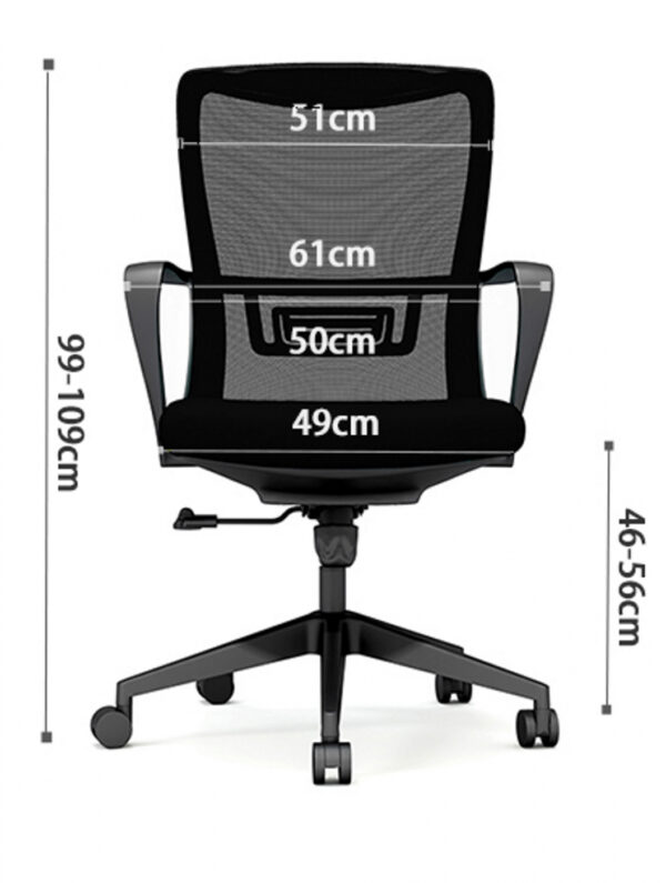 Silla de oficina - silla de escritorio - altura ajustable - ergonómico - VDD World ES