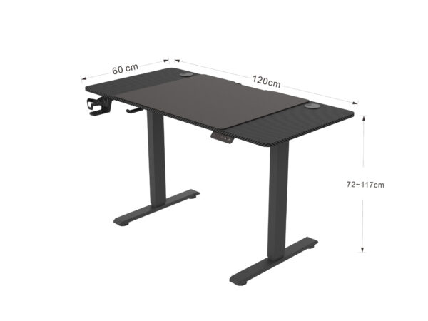 Escritorio para juegos - mesa de computadora - 140 x 60 cm - VDD World ES