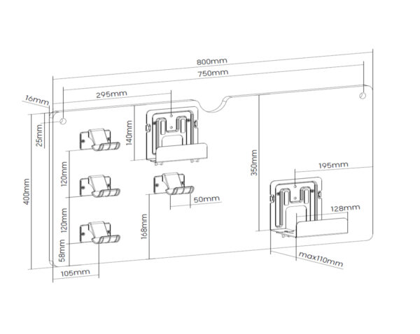 VDD - Estante de pared para guardar mandos de videoconsolas y auriculares - VDD World ES